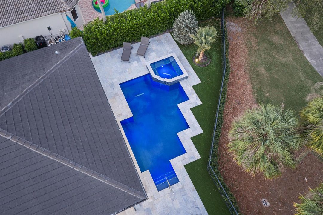 Aerial of Pool