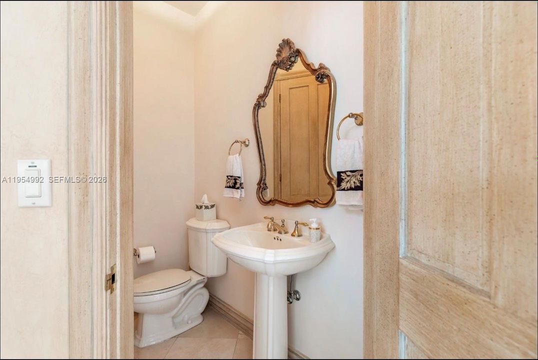 Main Level Half bath