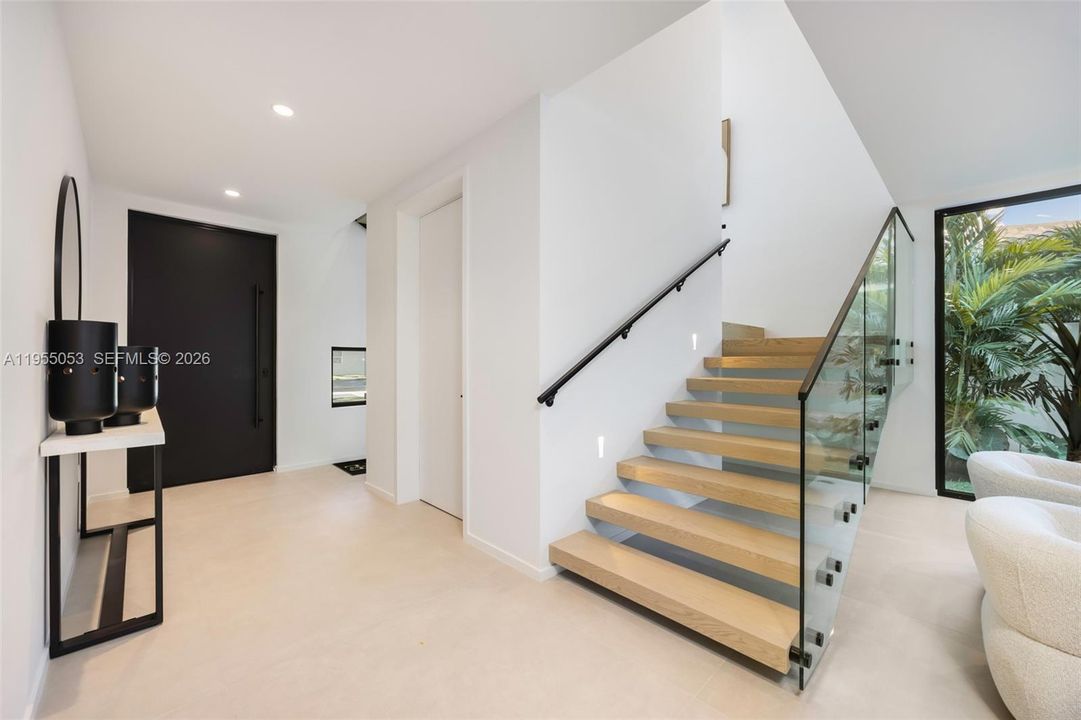 Entryway with Elevator