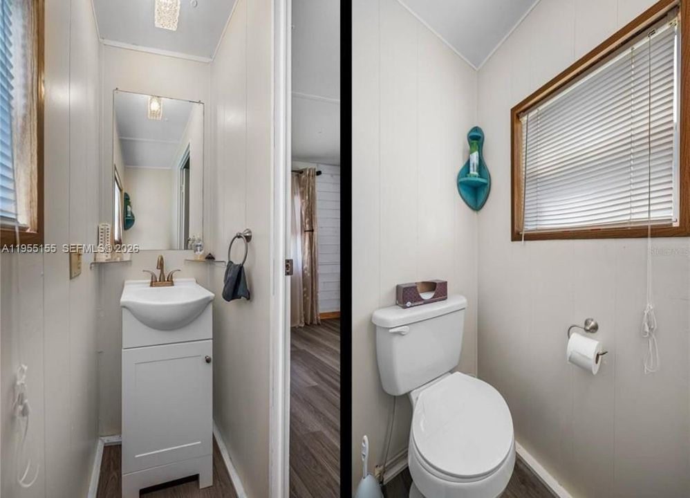 half bath in Primary Bedroom