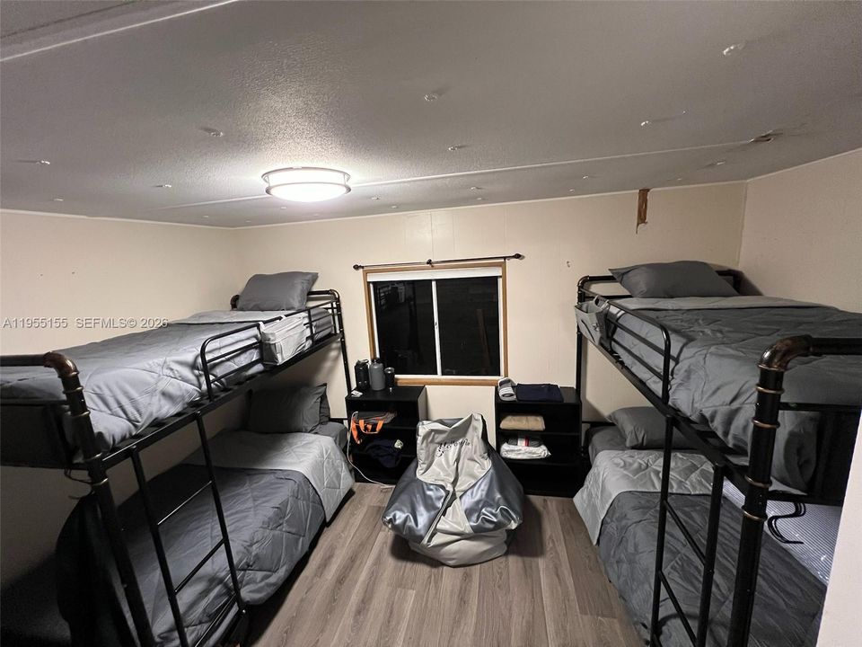 Bunk beds, alternate arrangements.