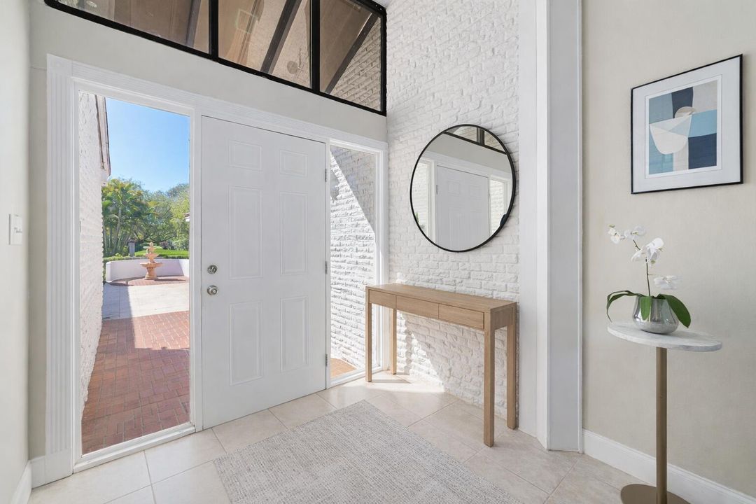 Entry Way Staged