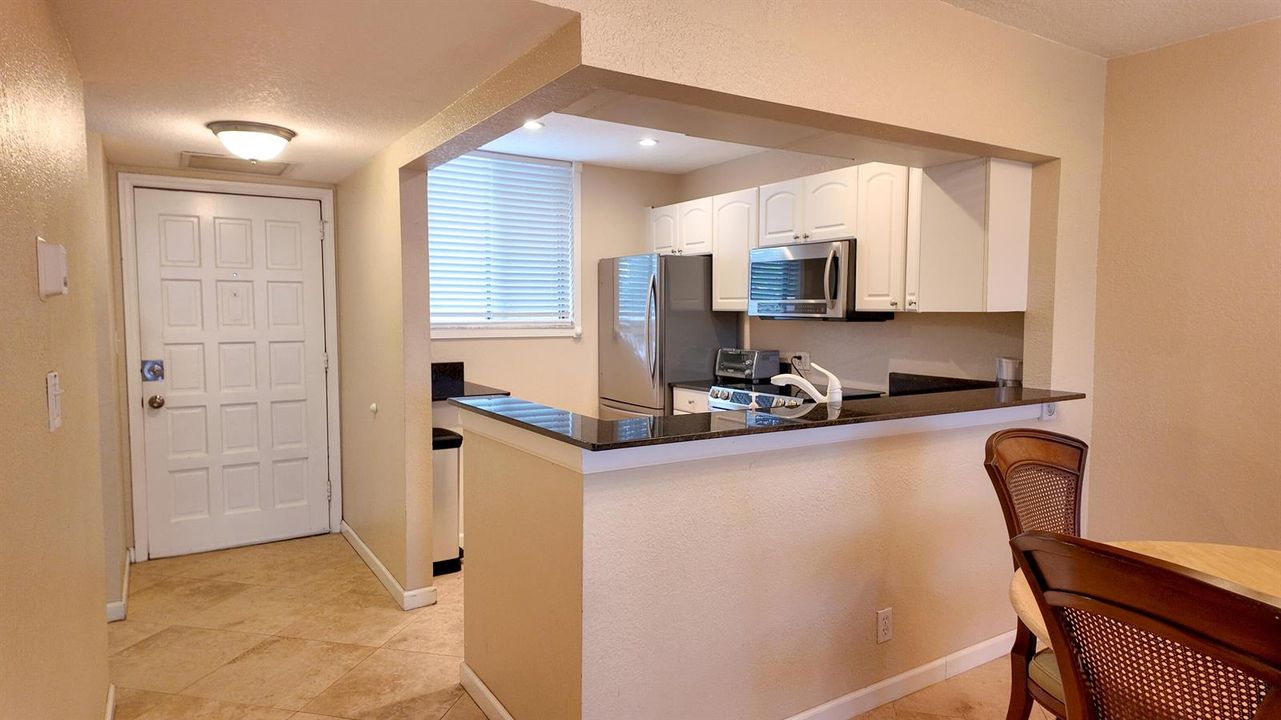 Entrance and Kitchen