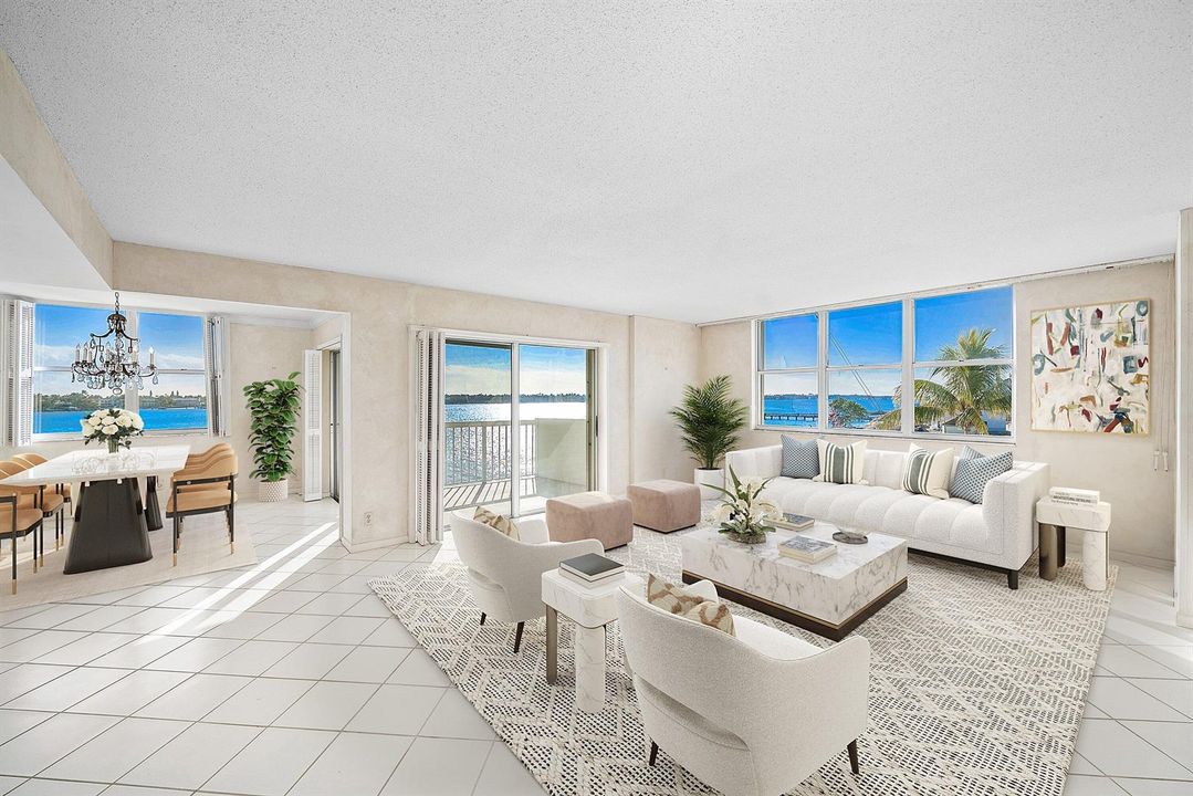 Virtually Staged Great Room