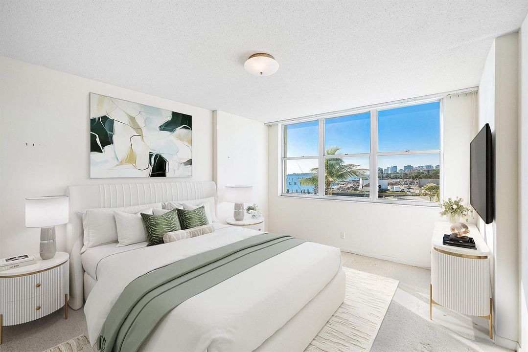 Virtually Staged Bedroom
