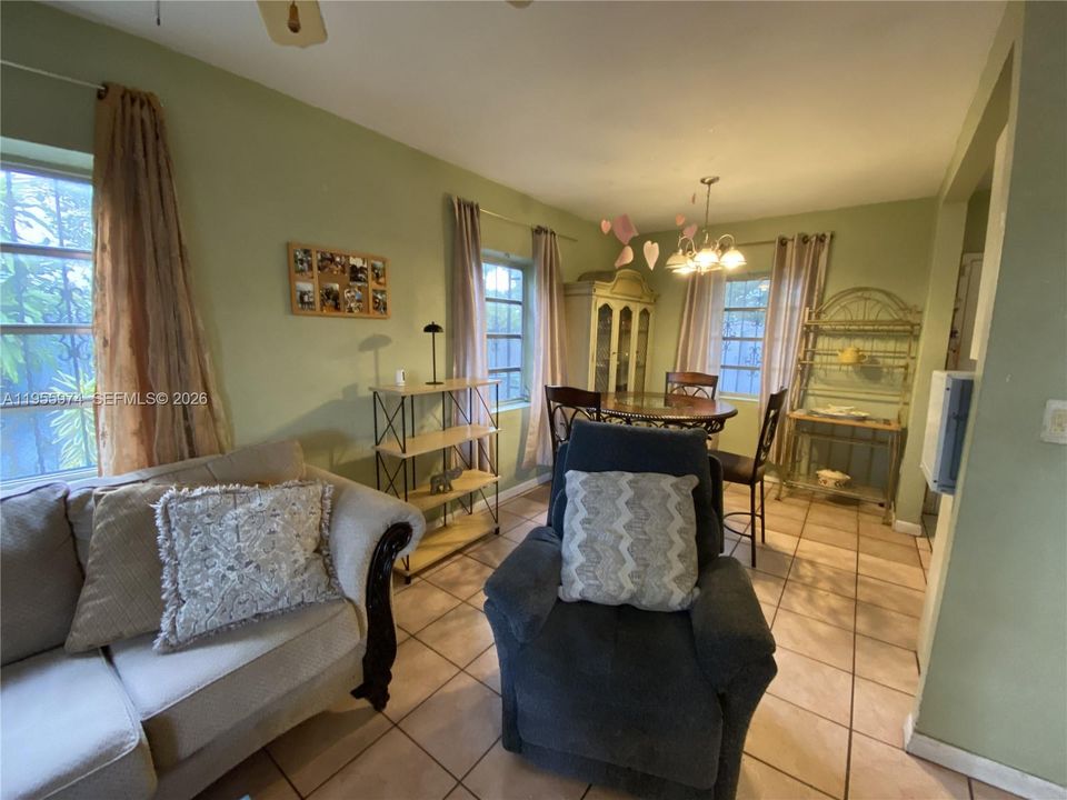 View towards the dining room area
