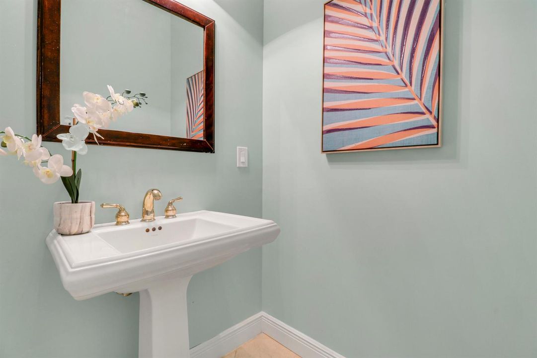 Half Bath off Kitchen