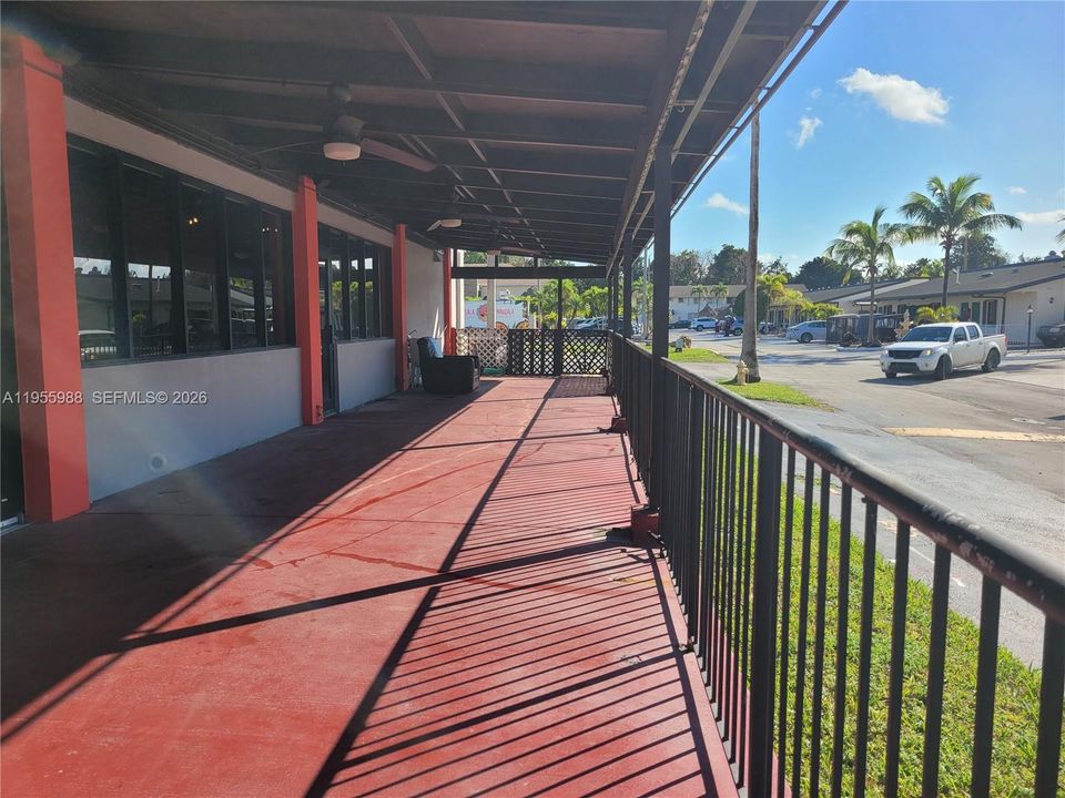 side terrace