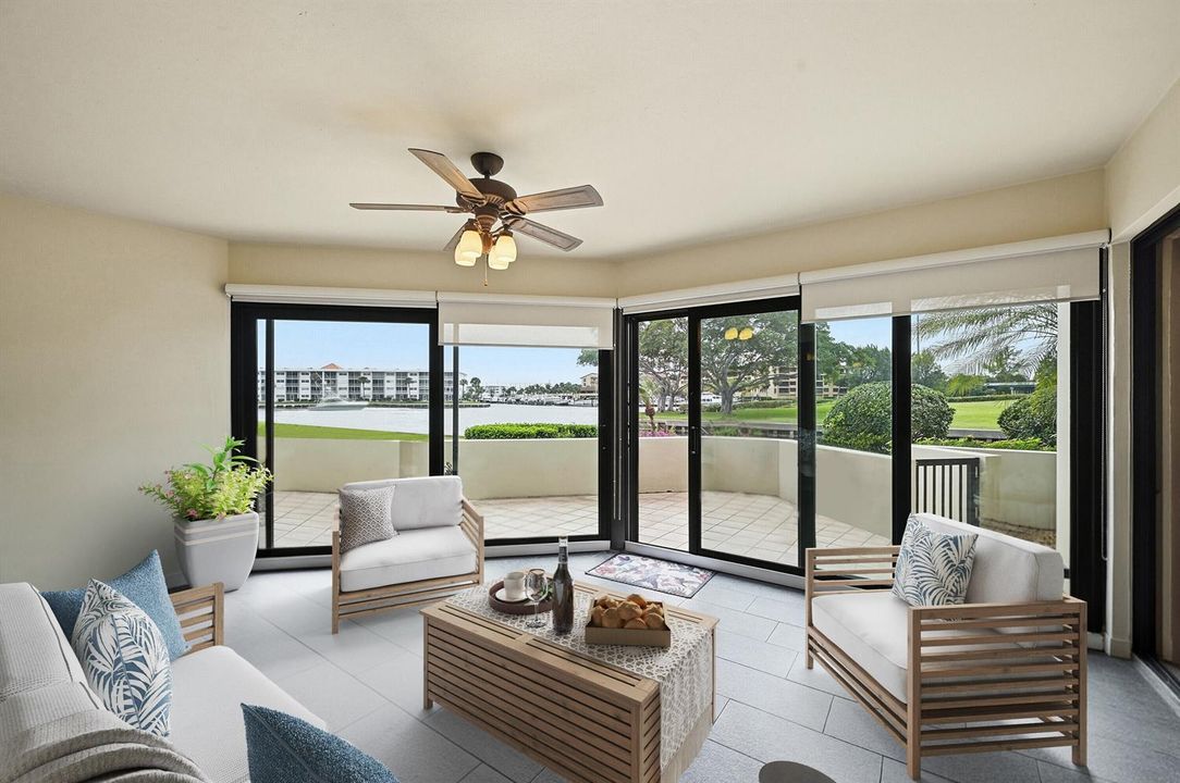 Staged Florida Room