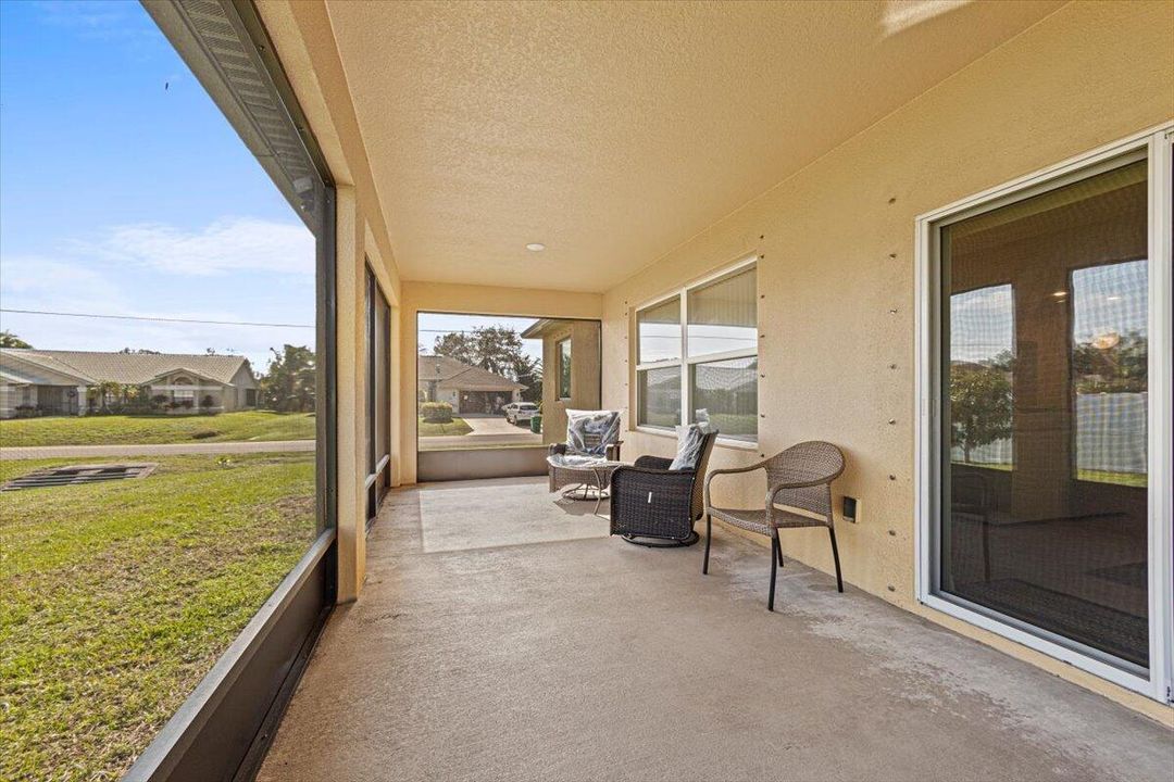 Enclosed patio
