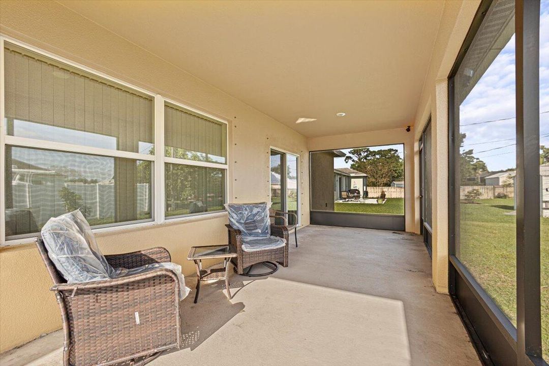 Enclosed patio