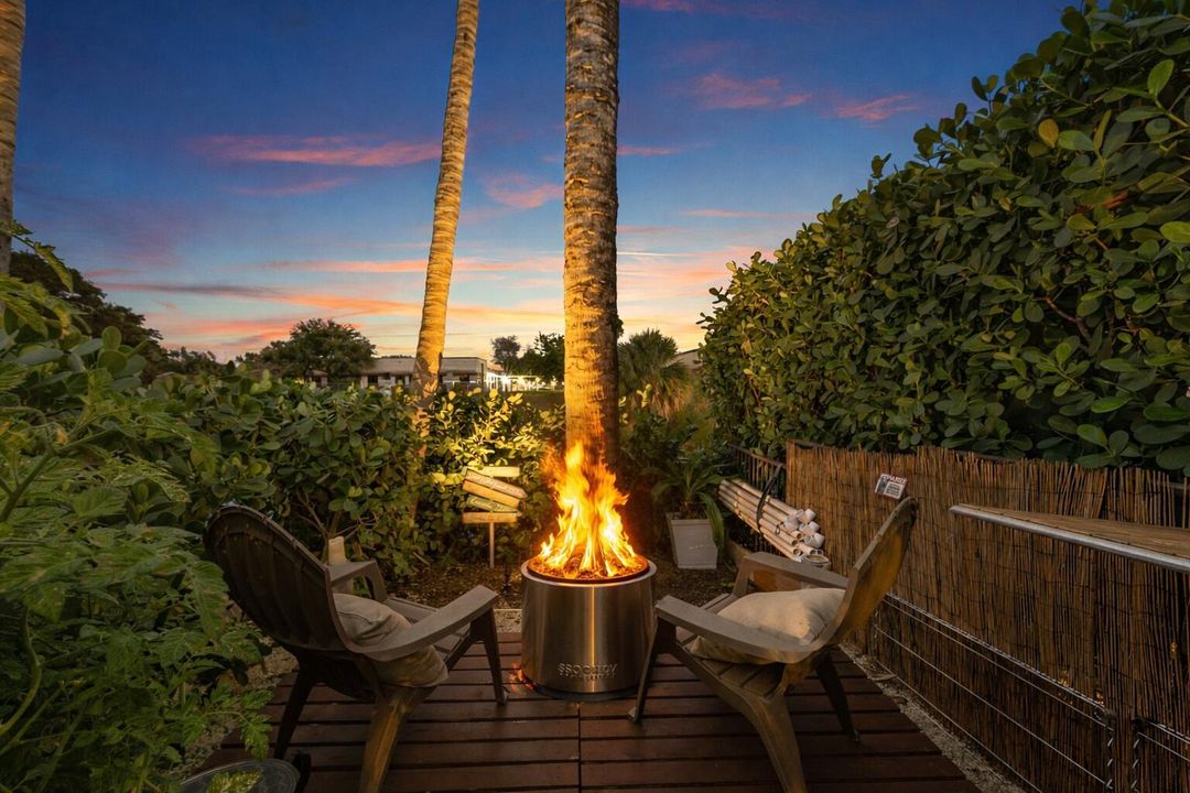 Fire pit Area (Ai generated fire*)
