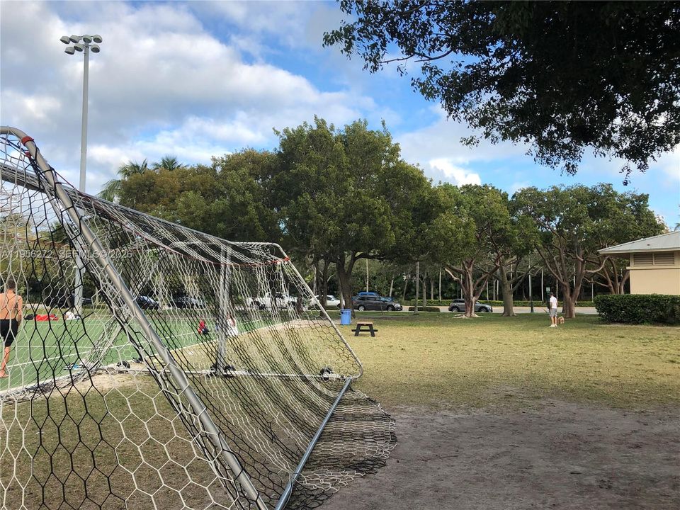 soccer and play park