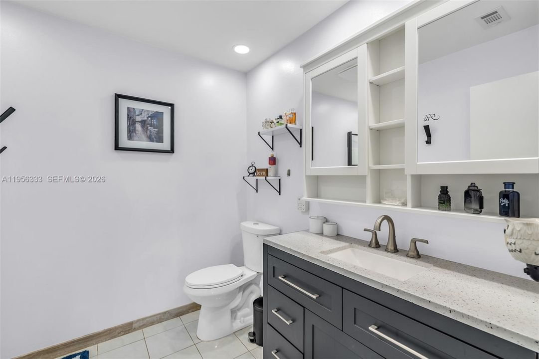 UPDATED PRIMARY BATHROOM