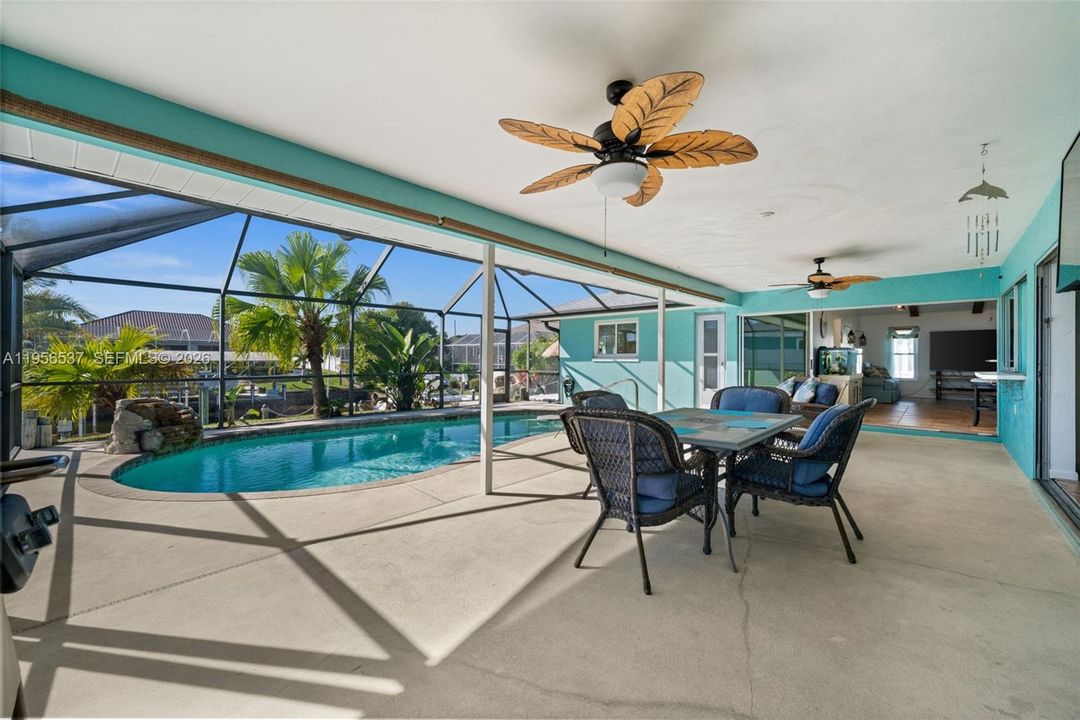 Screened lanai for year-round enjoyment