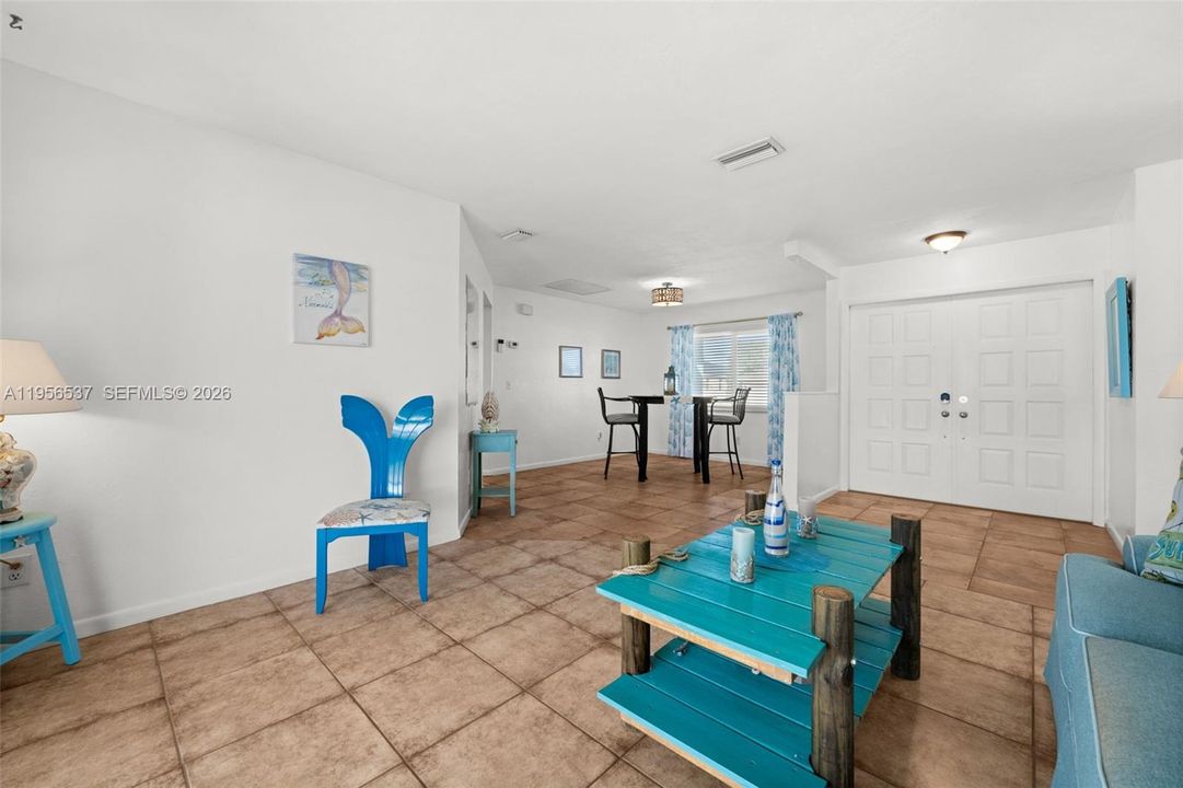 View toward the entry from the Living Room