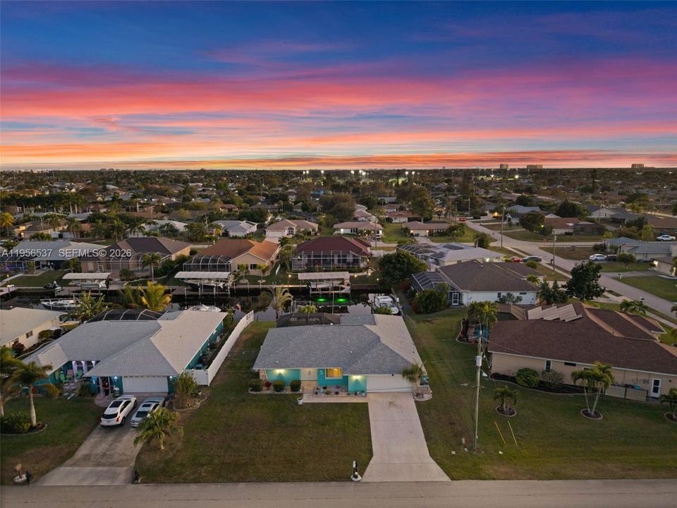 Evening Aerial View