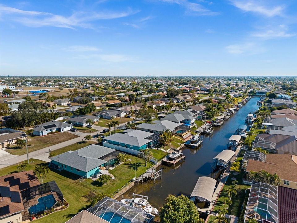 Southern exposure waterfront setting