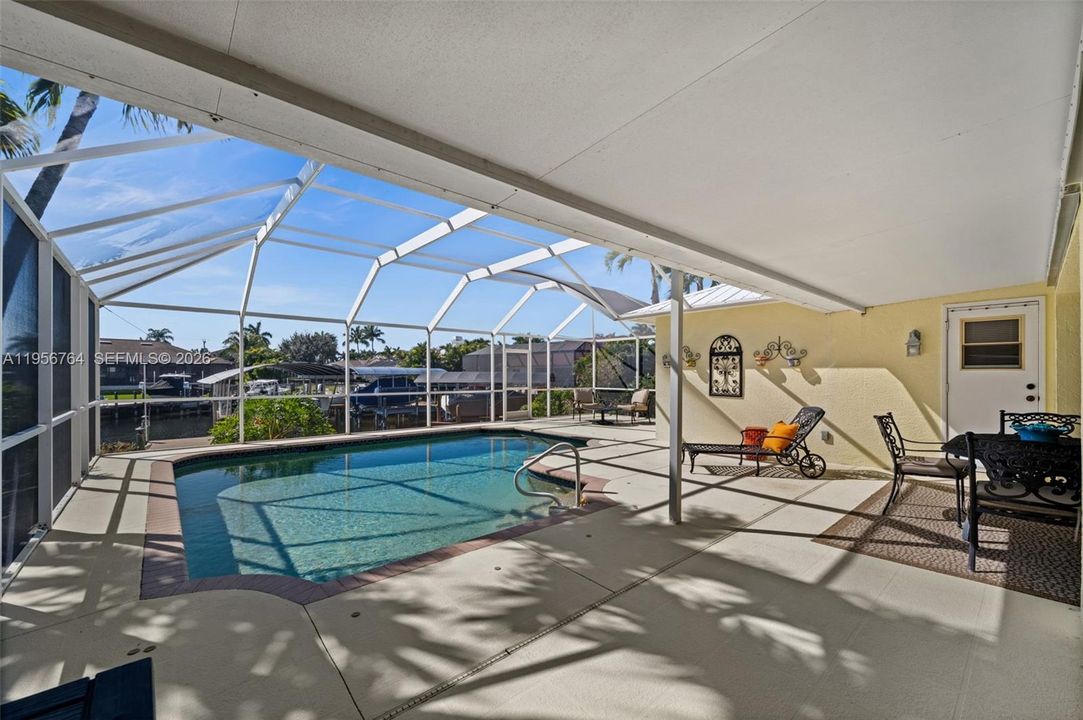 Screened pool and lanai area