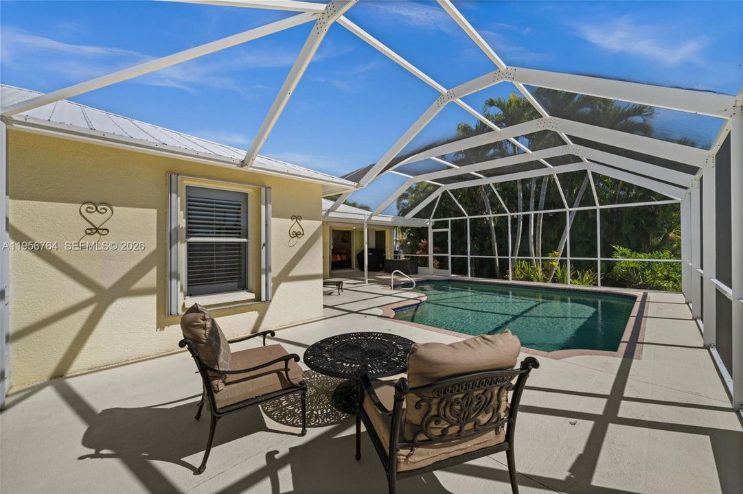 Southern exposure pool and lanai
