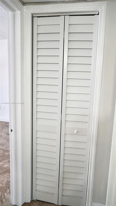 A/C unit closet