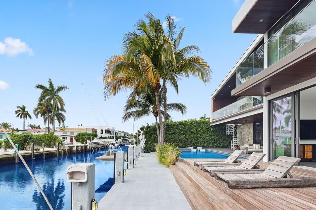 Poolside Waterfront View