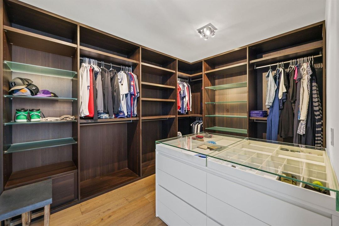 Primary closet