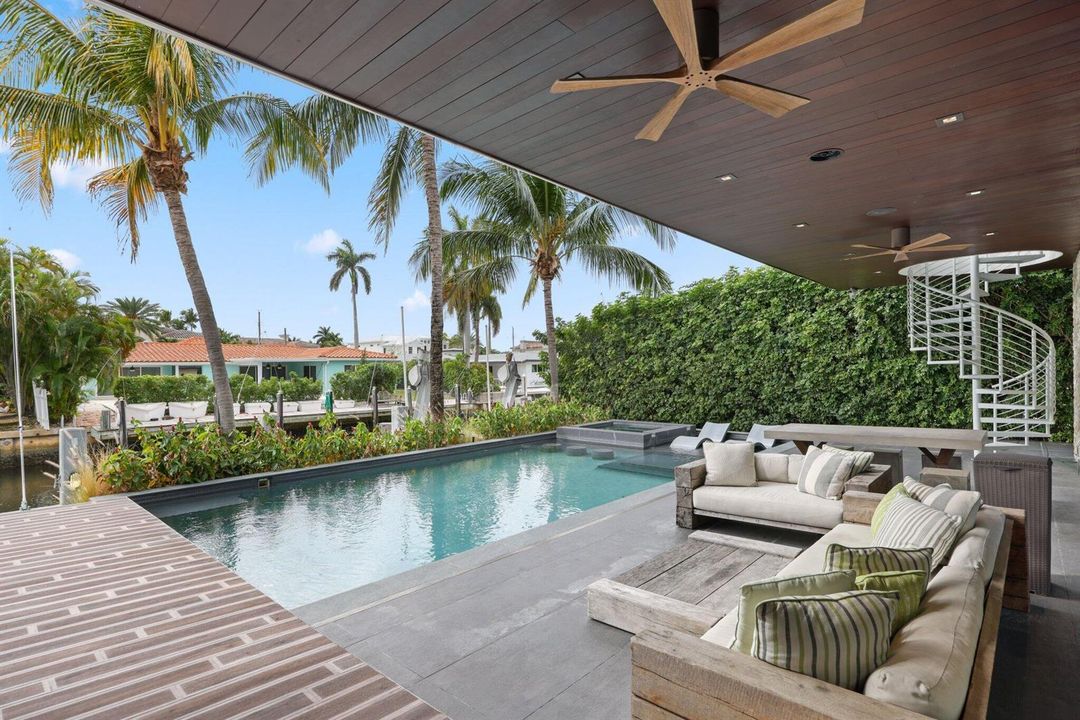Poolside Waterfront View
