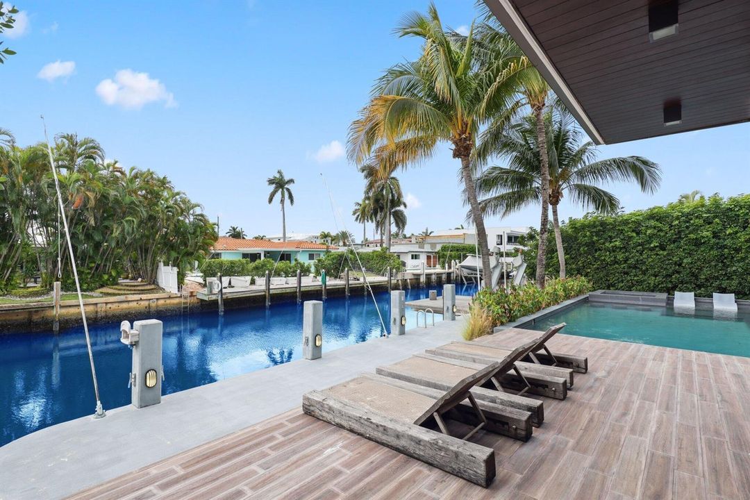 Poolside Waterfront View