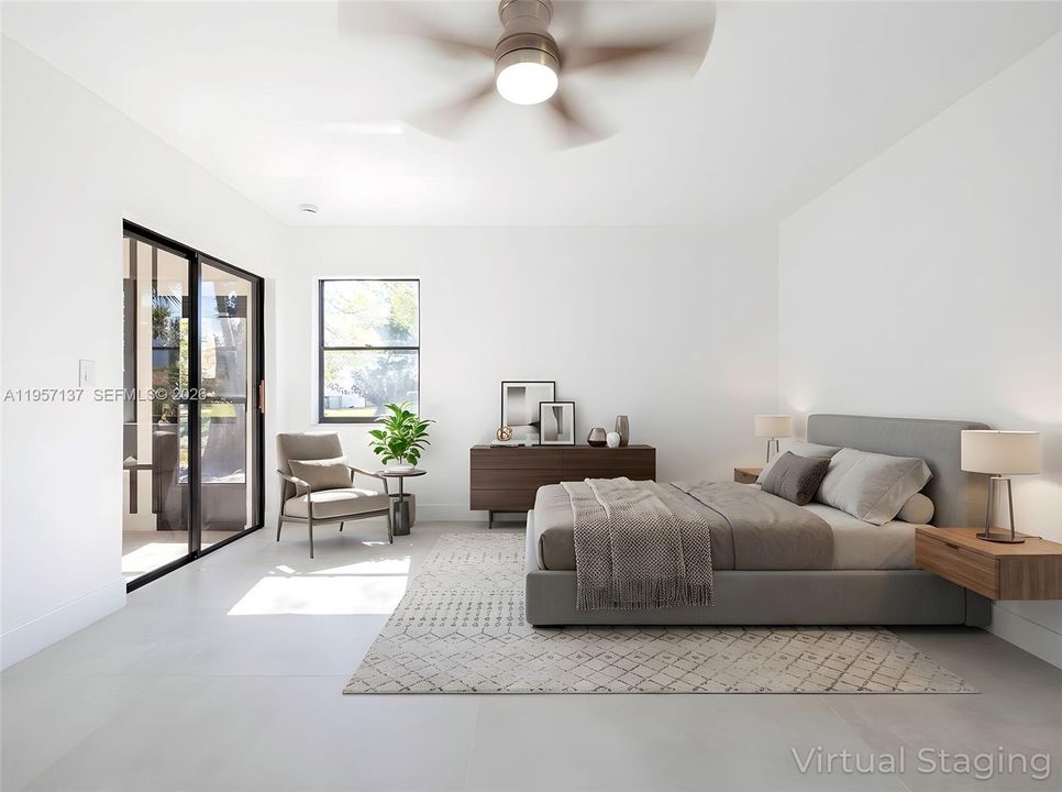 Pictures are virtually staged