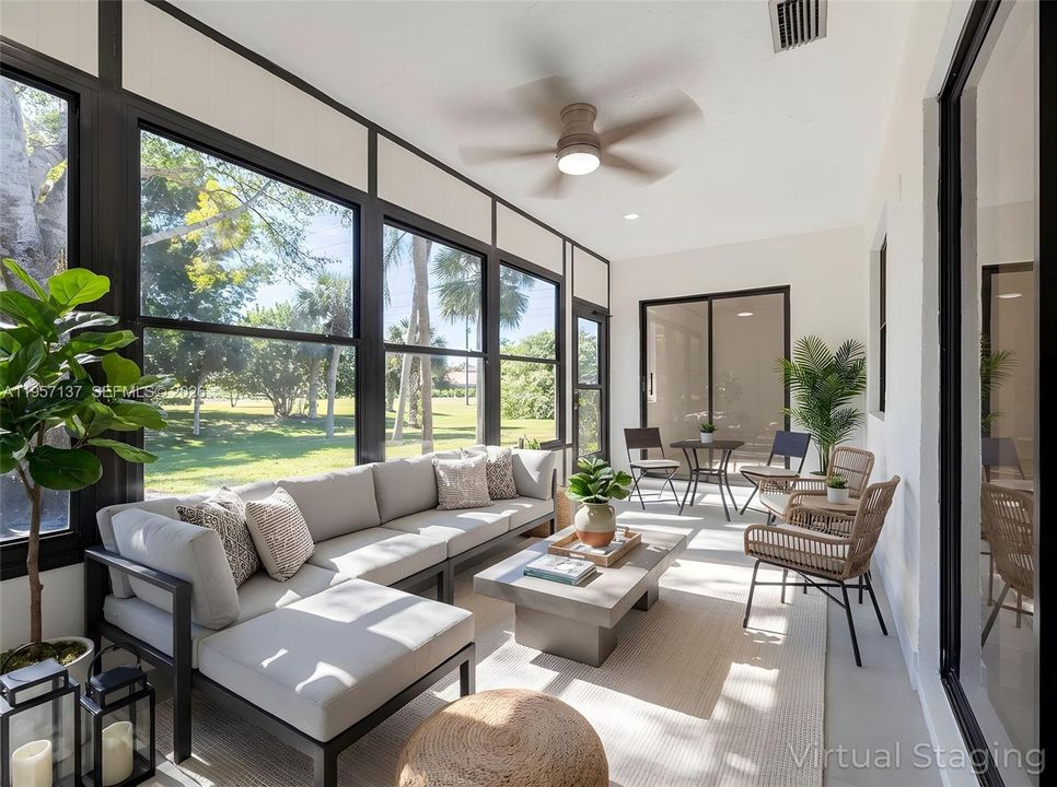 Pictures are virtually staged