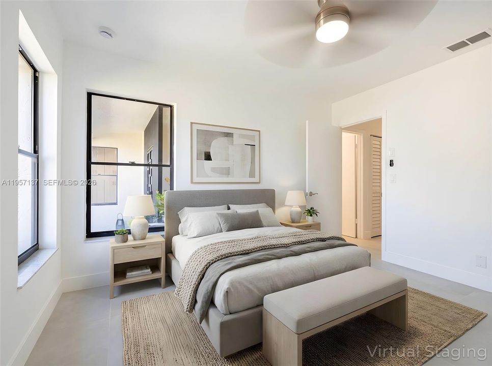 Pictures are virtually staged