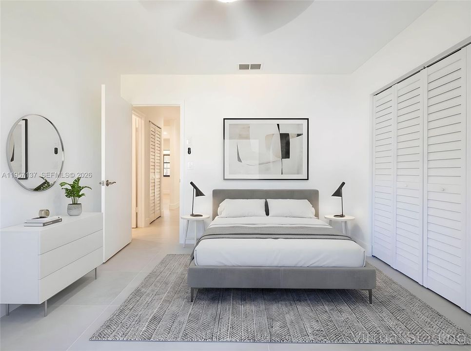 2nd bedroom. Pictures are virtually staged