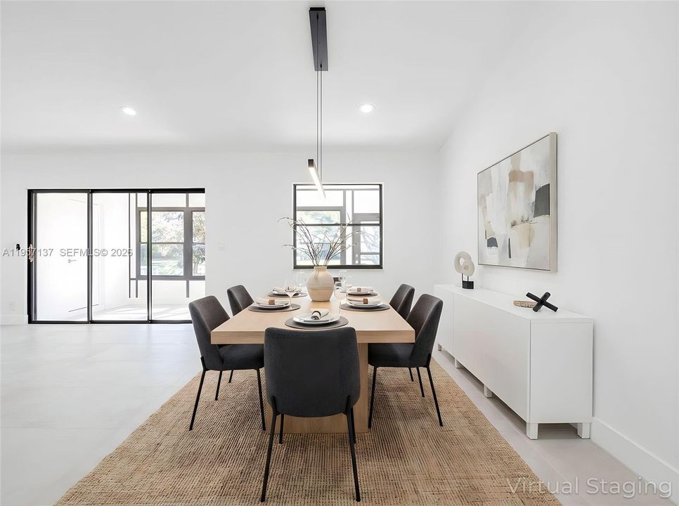 Pictures are virtually staged