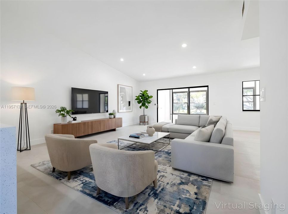 Pictures are virtually staged