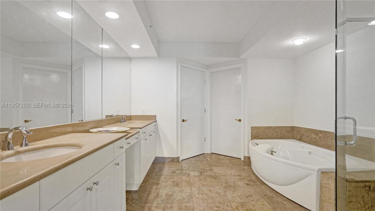 Master bathroom.