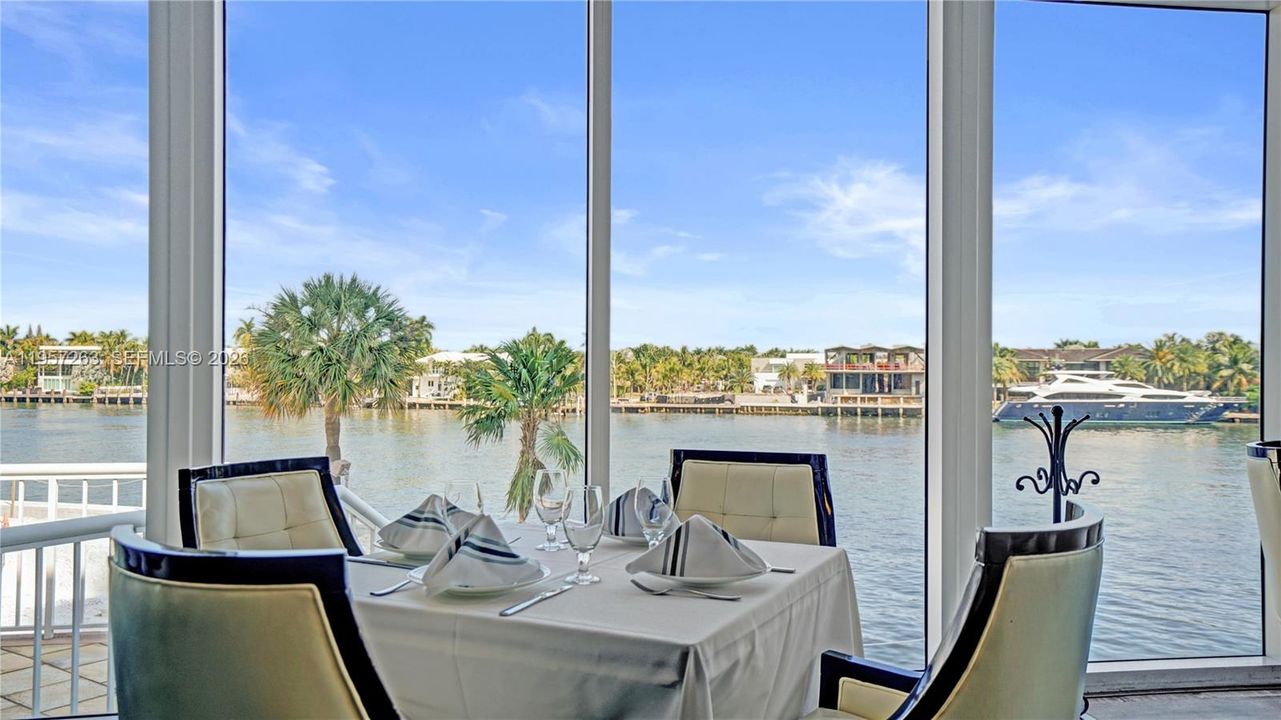 Restaurant on the Intracoastal.