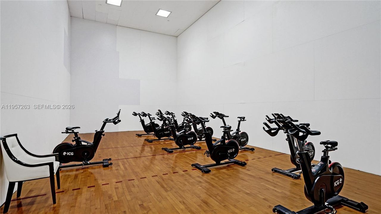 Spinning.