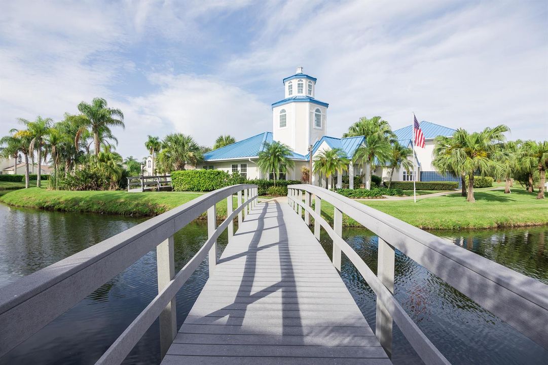 A Bridge to the Island Clubhouse