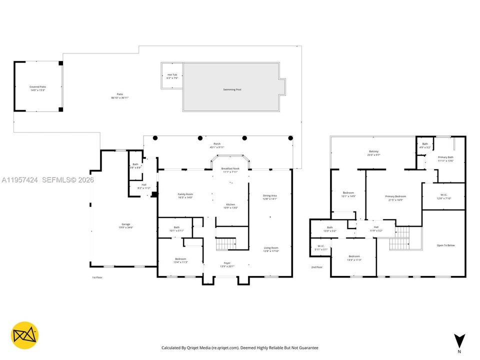 Vendido Recientemente: $2,900,000 (4 camas, 3 baños, 2913 Pies cuadrados)