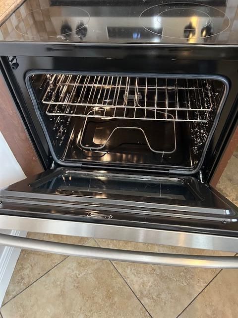 New steam clean stove