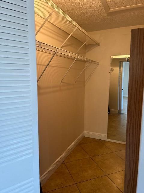 Master walk-in closet
