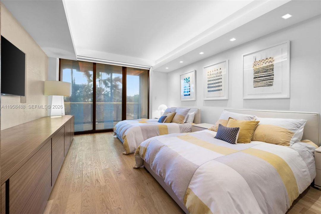 Guest Bedroom West Staged