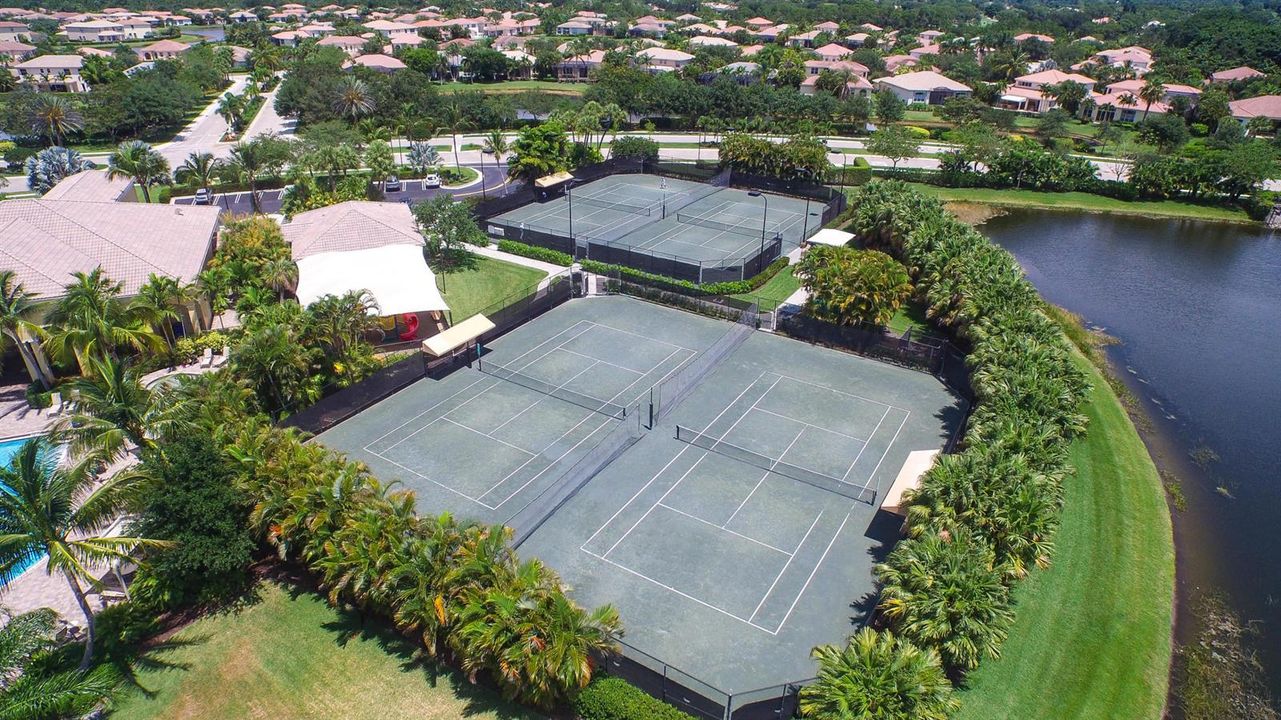Mirabella Tennis Aerial