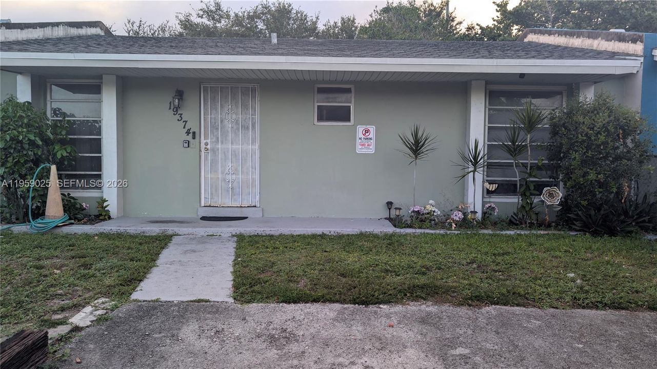 Exterior front door