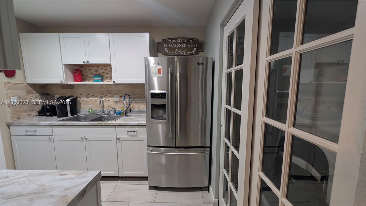 new refrigerator also comes with the sale of the home.