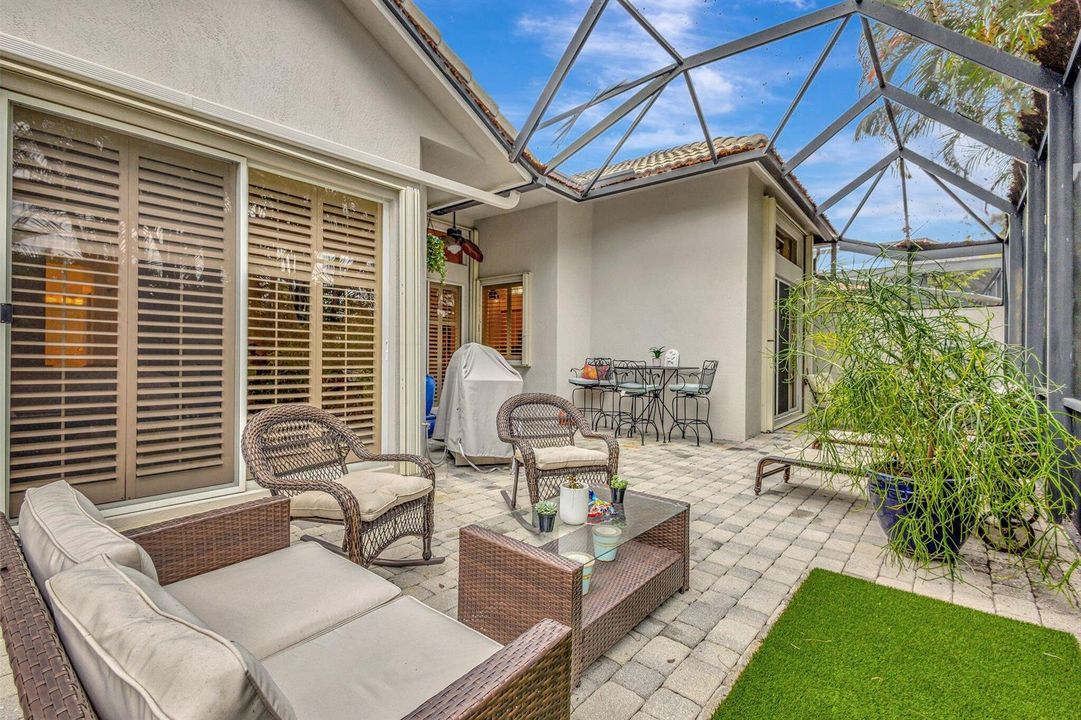 Private backyard