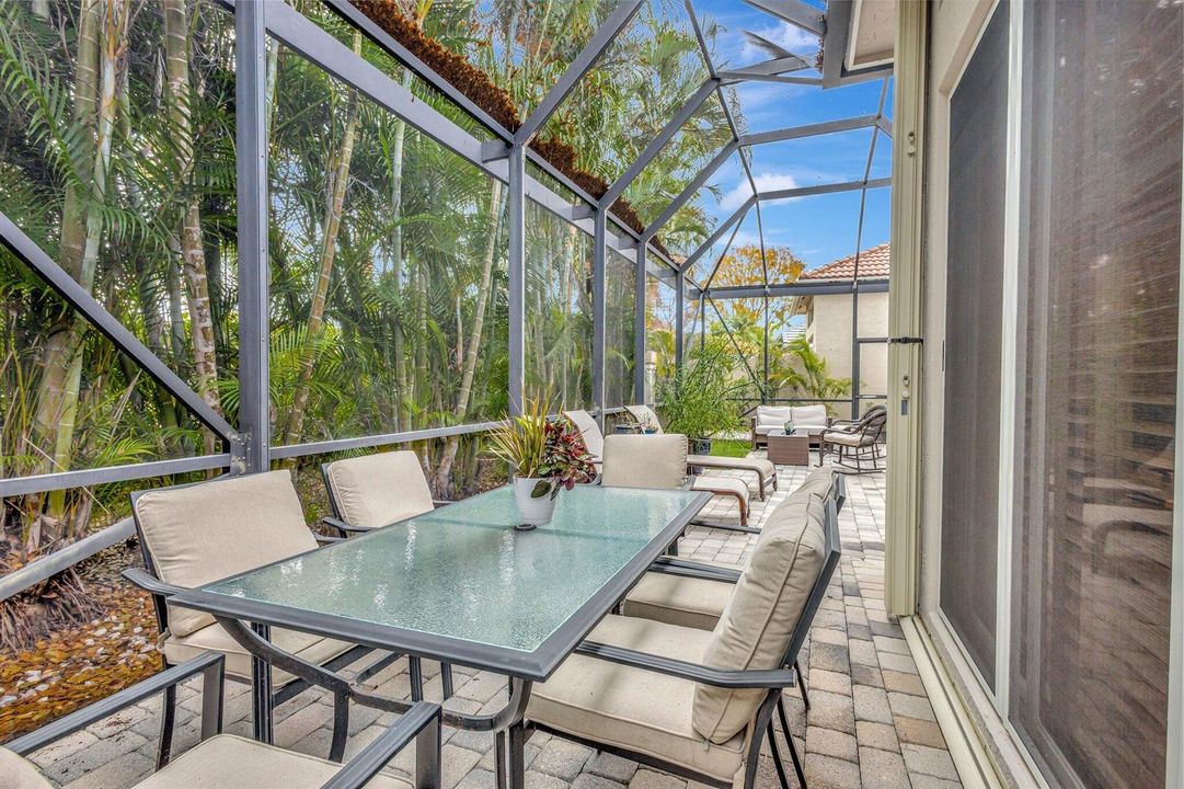 Private backyard