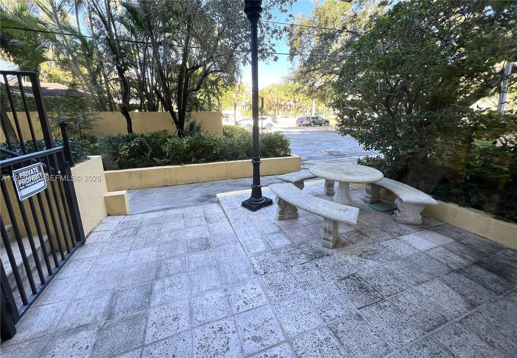 Back building common area