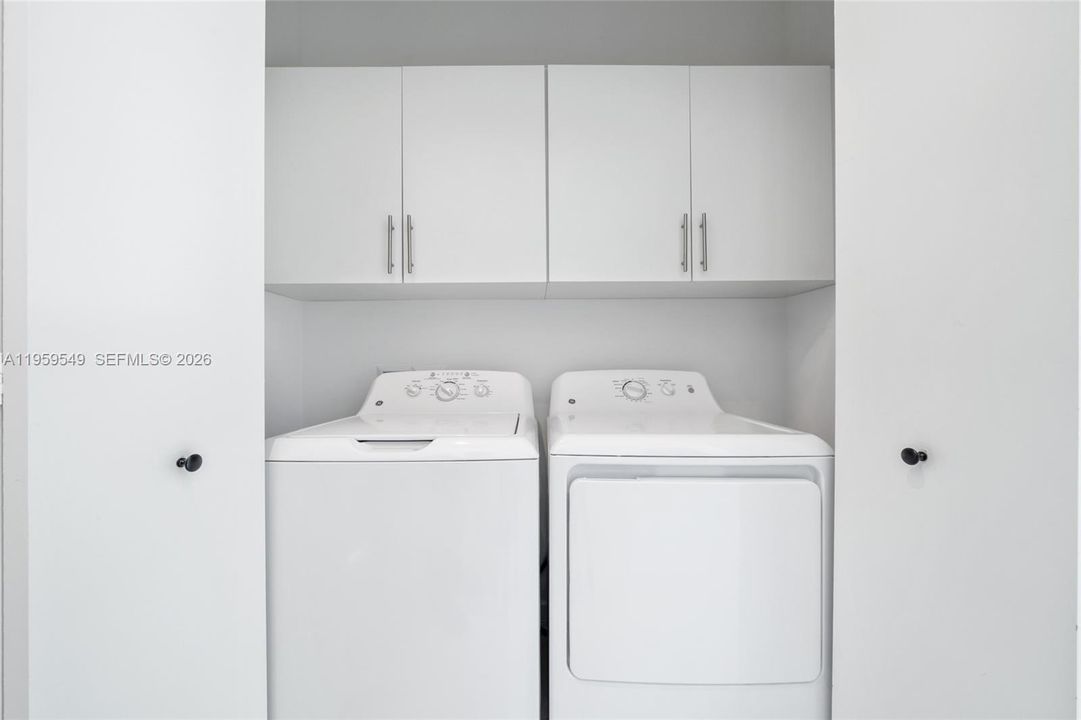 Laundry area